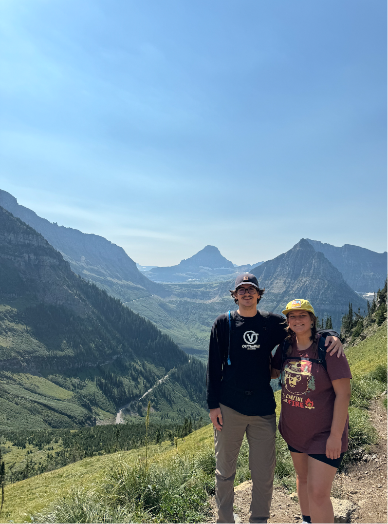 Highline Trail featuring Going-to-the-Sun-Road