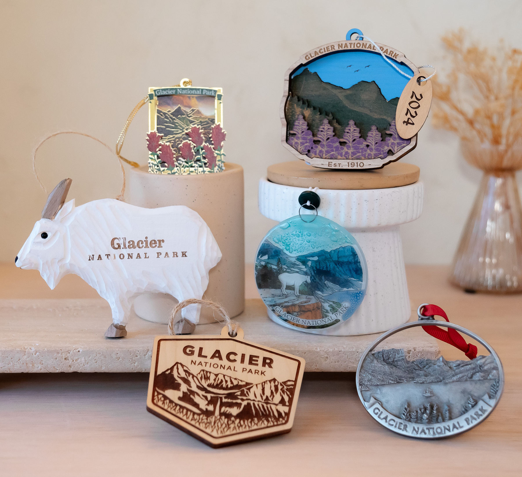 An assortment of ornaments